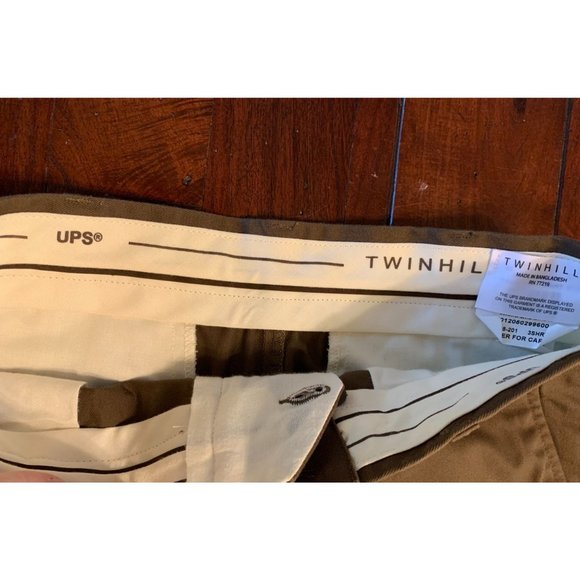 UPS Twinhill Brown Employee Delivery Driver Uniform Pants 31 Short - Picture 4 of 6